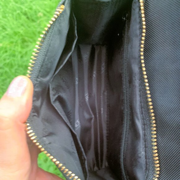 VERSACE Crossbody Perfume Cosmetic Clutch Bag Limited Edition NEW Black Gold - Picture 7 of 16